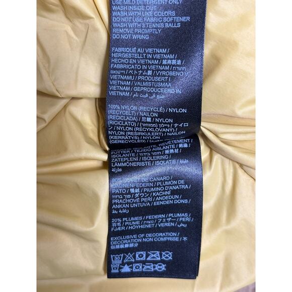 prAna Timber Trail Vest Mens XL Brown Tan Shire Colorblock Down Puffer Outdoor - Picture 5 of 6